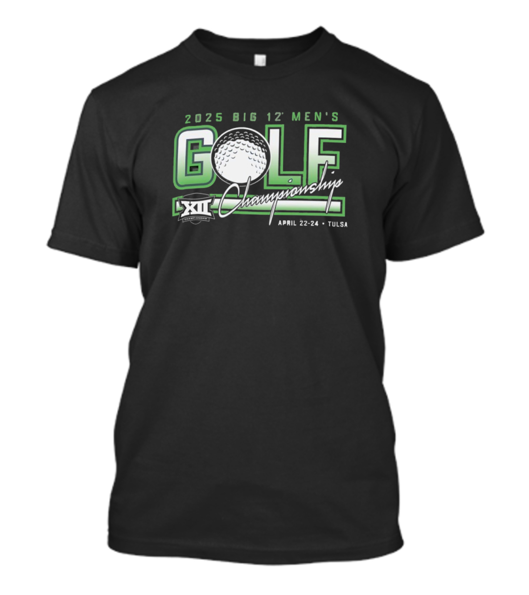 2025 Big 12 Men's Golf Championship April 22-24 Tulsa T-Shirt
