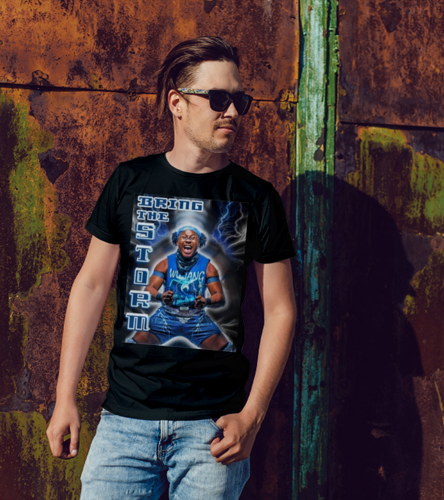 Bring The Storm 2025 Kwesi Asante Wu Tang Energy Thunderbolt Impact T-Shirt