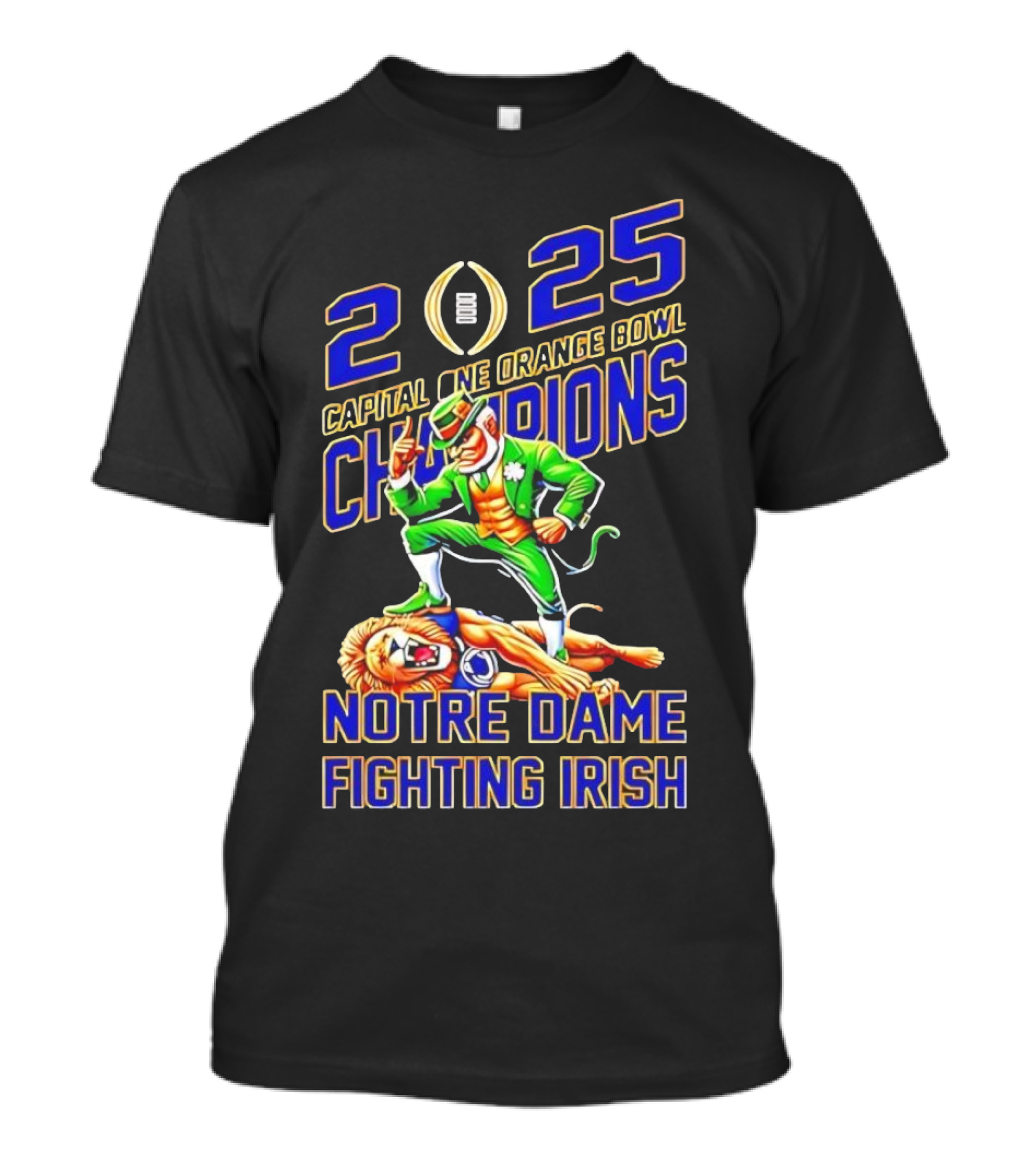 2025 Capital One Orange Bowl Champions Notre Dame Fighting Irish T-Shirt