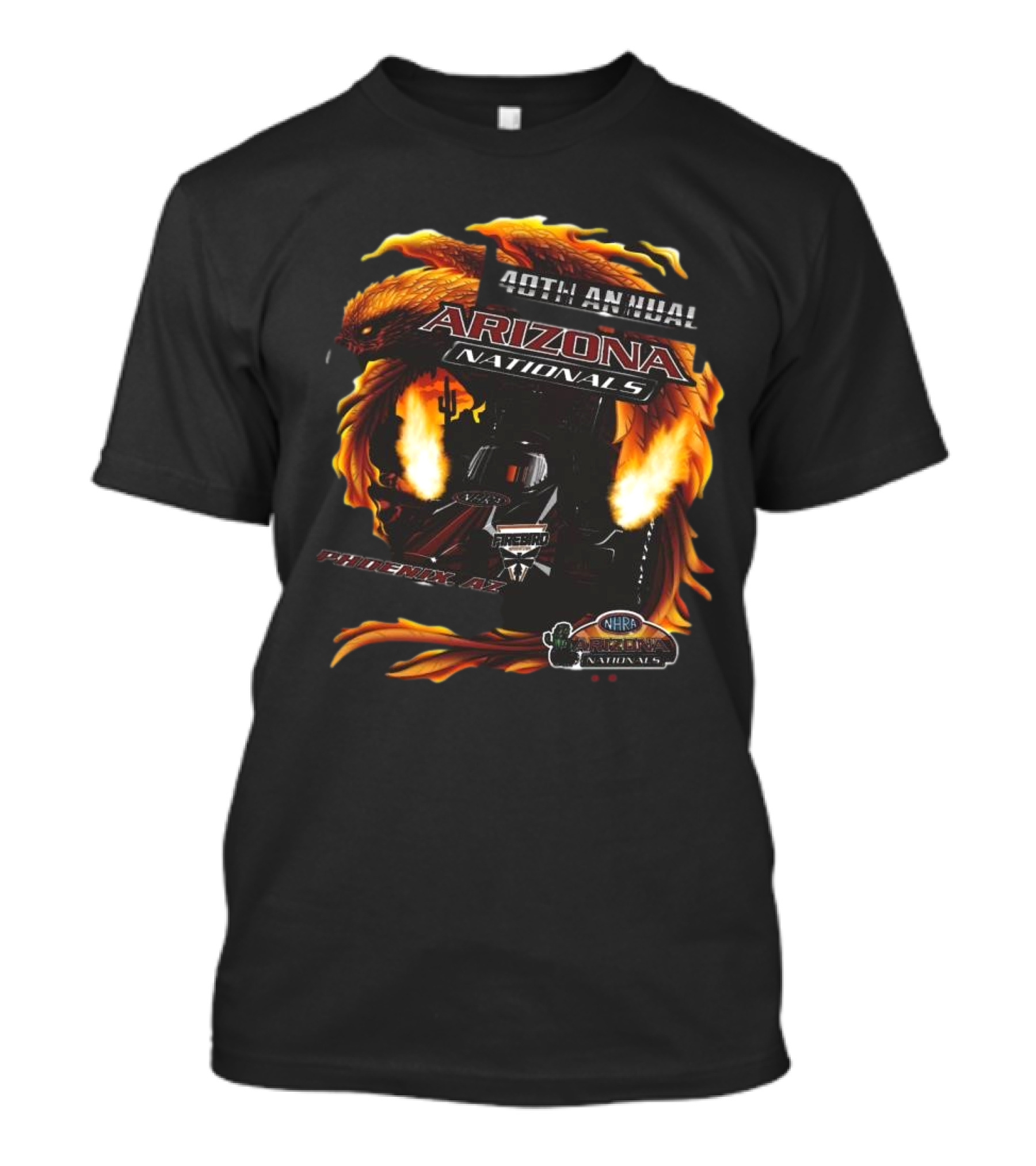 40th Annual Arizona Nationals Phoenix AZ NHRA Firebird Event 2025 T-Shirt