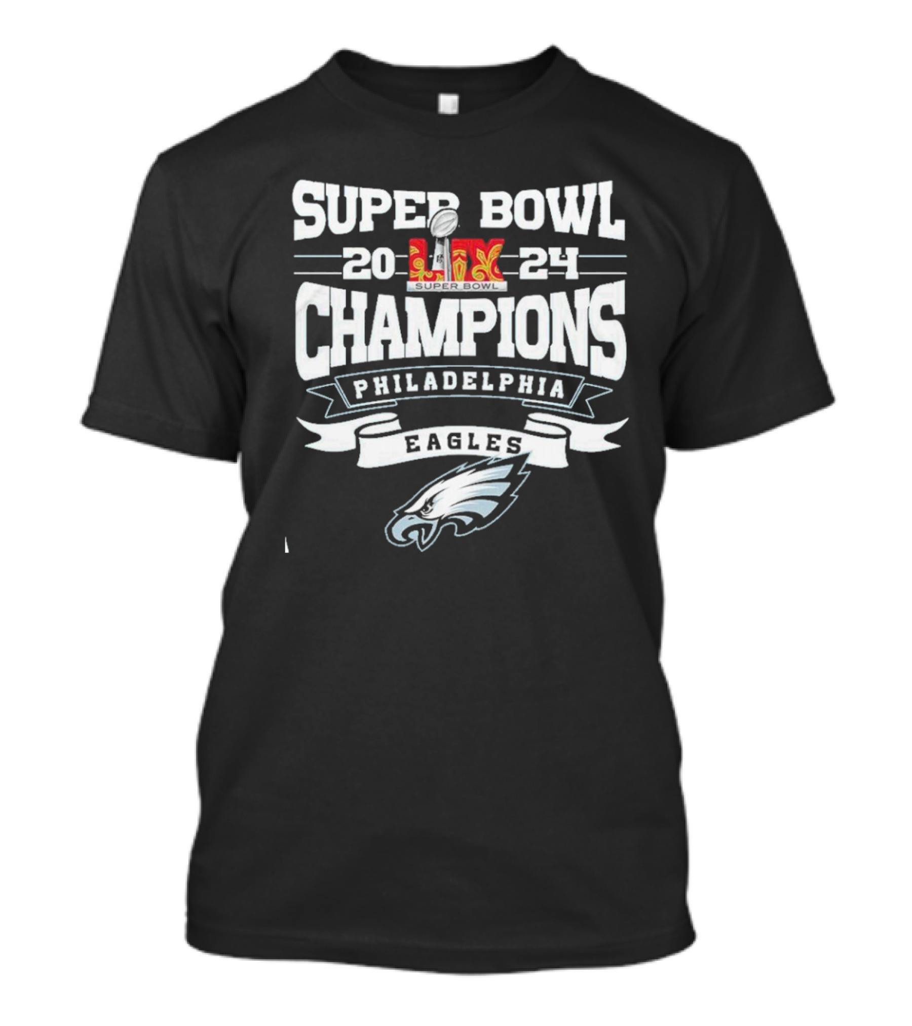 Super Bowl LIX 2024 Champions Philadelphia Eagles T-Shirt