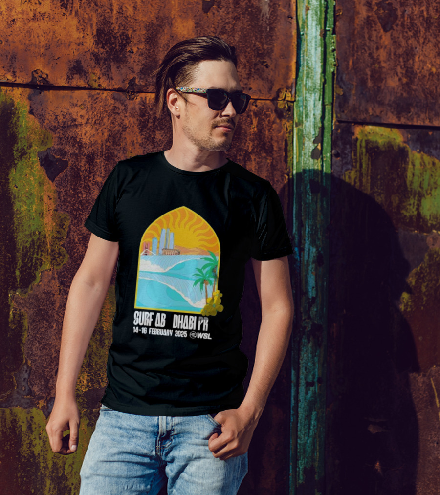Surf Abu Dhabi Pro 14-16 February 2025 WSL Event T-Shirt