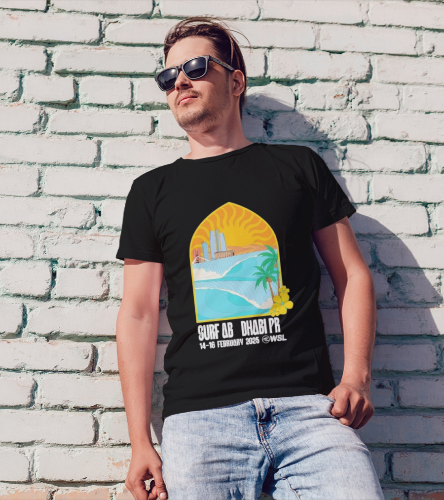 Surf Abu Dhabi Pro 14-16 February 2025 WSL Event T-Shirt