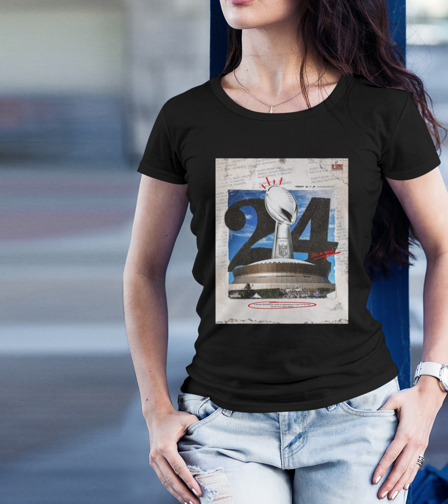 A Former Bulldog Twenty-four Super Bowls Georgia Football NFL T-Shirt