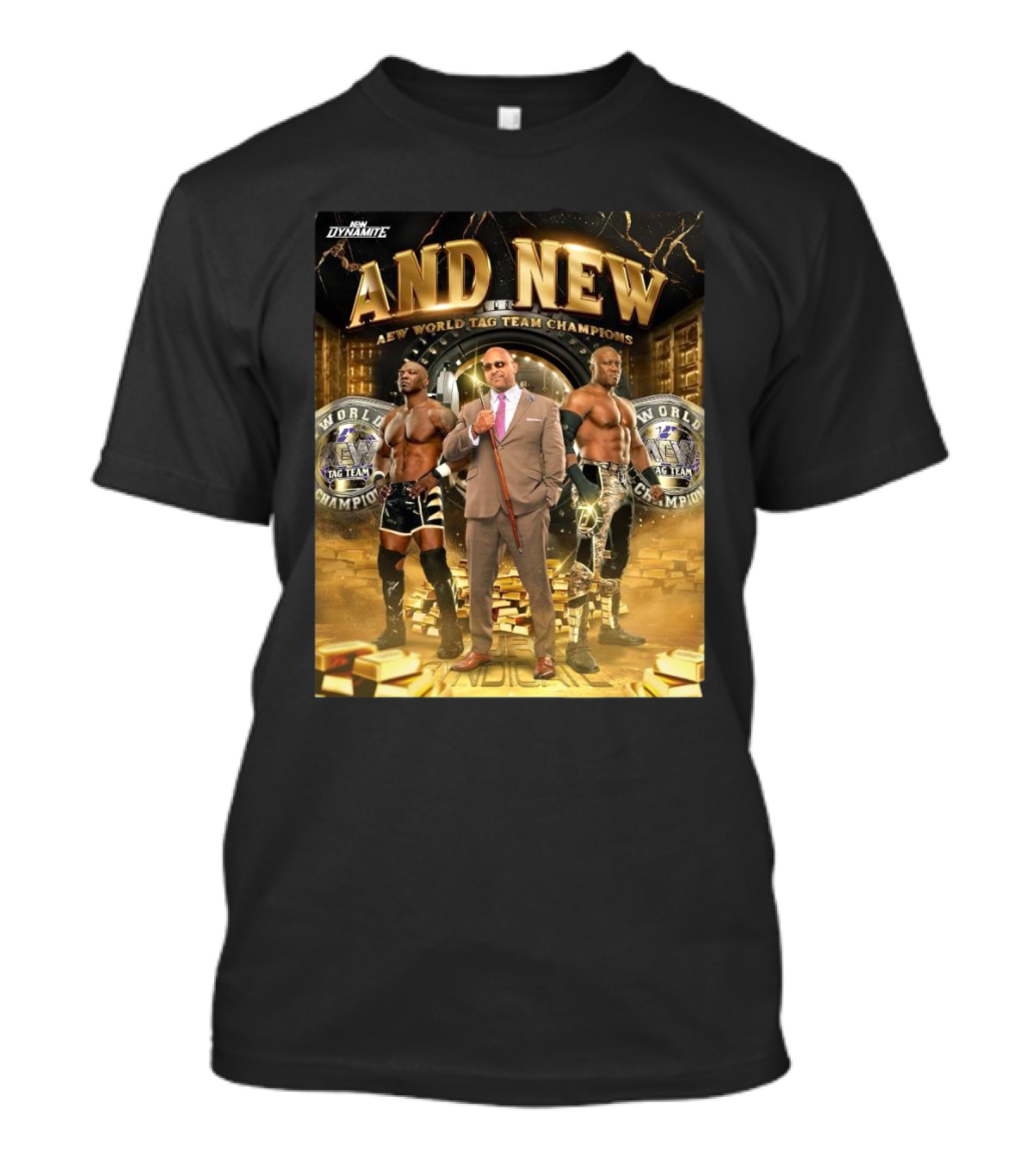 AEW Dynamite And New AEW World Tag Team Champions Hurt Syndicate T-Shirt