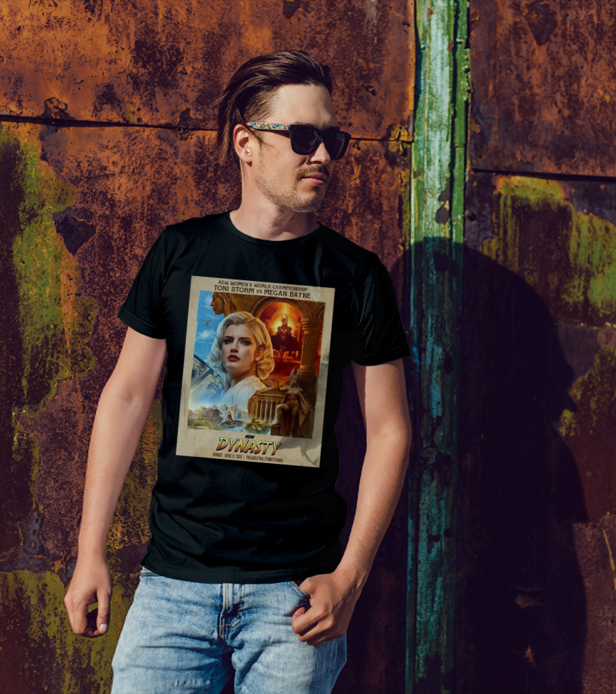 AEW Women's World Championship Toni Storm Vs Megan Bayne Dynasty April 6 2025 Philadelphia T-Shirt