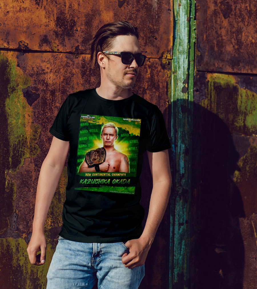 AEW Grand Slam Australia Kazuchika Okada AEW Continental Champion T-Shirt