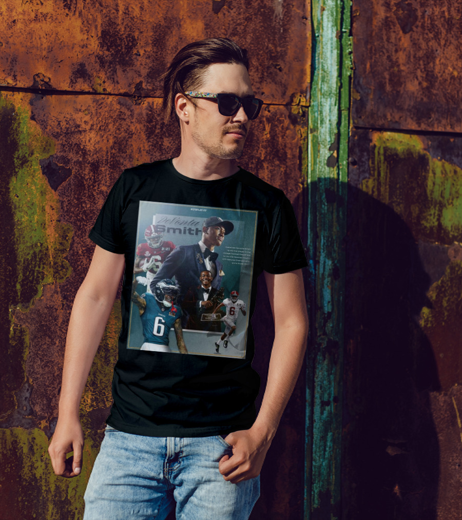 DeVonta Smith Alabama And Philadelphia Eagles Journey To Heisman CFP National Championship And Super Bowl Victory T-Shirt