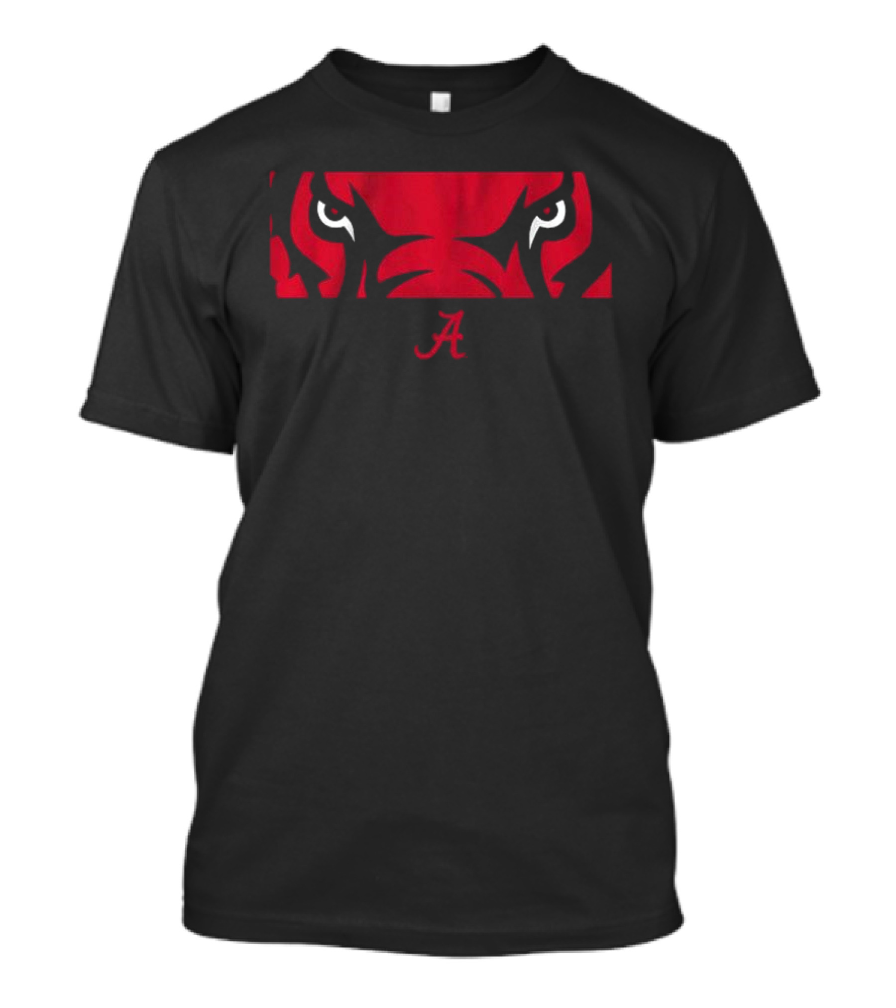 Alabama Crimson Tide Big Al Mascot Eyes With Iconic Red A T-Shirt