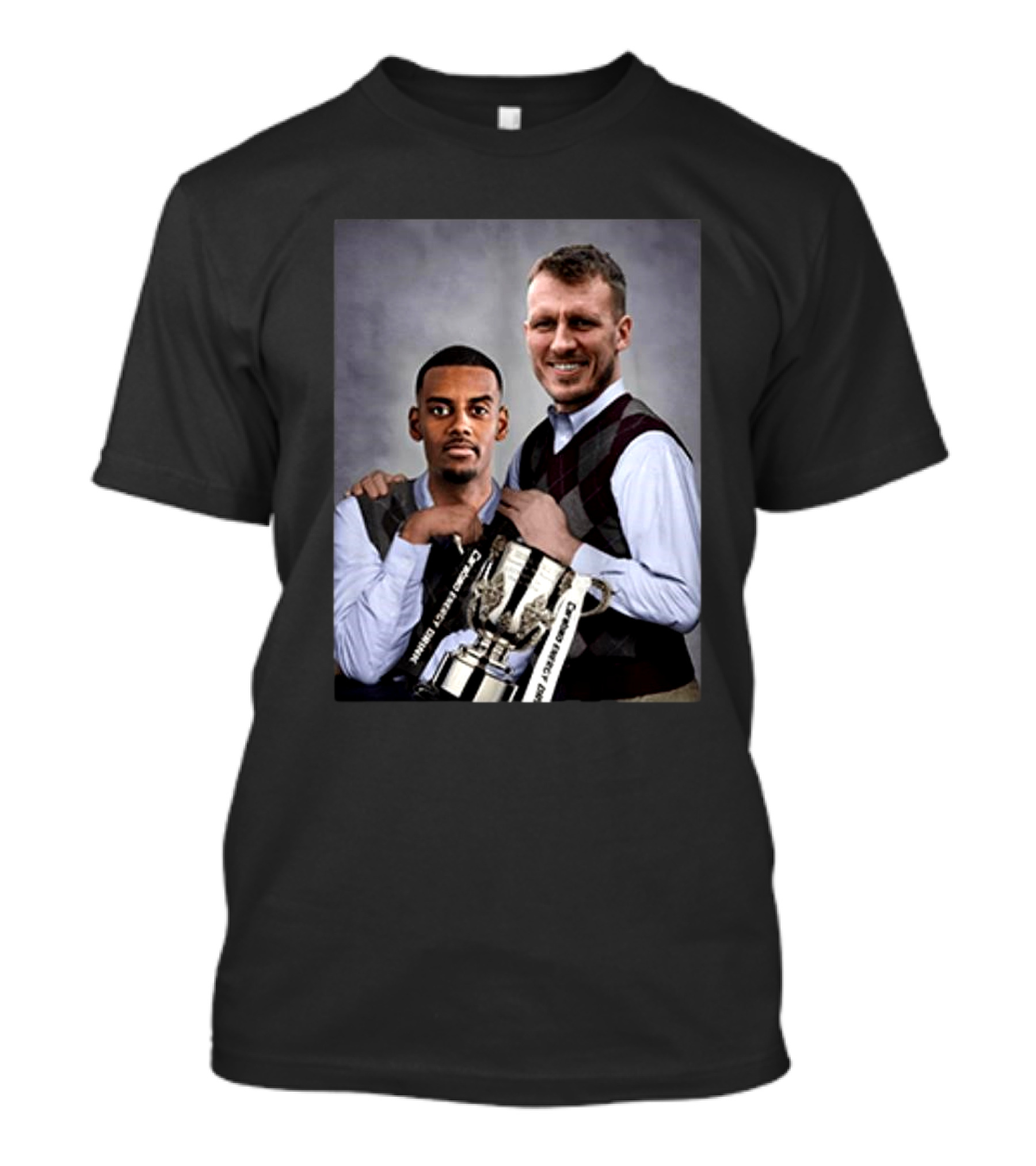 Alexander Isak Dan Burn Step Brothers Premier League Football Trophy T-Shirt