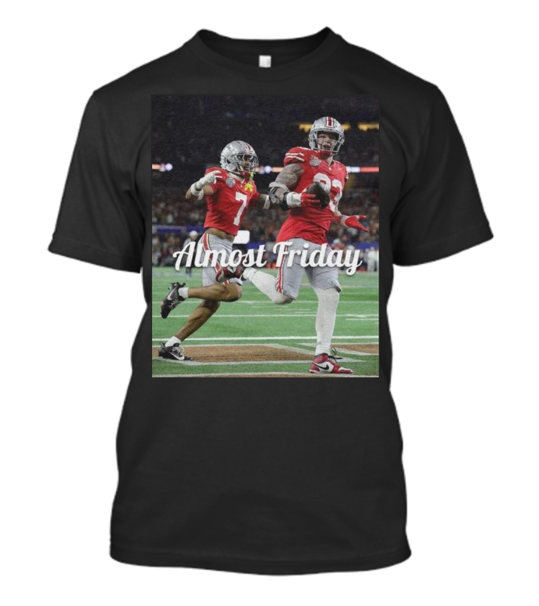 Almost Friday Ohio State Buckeyes Football Players T-Shirt