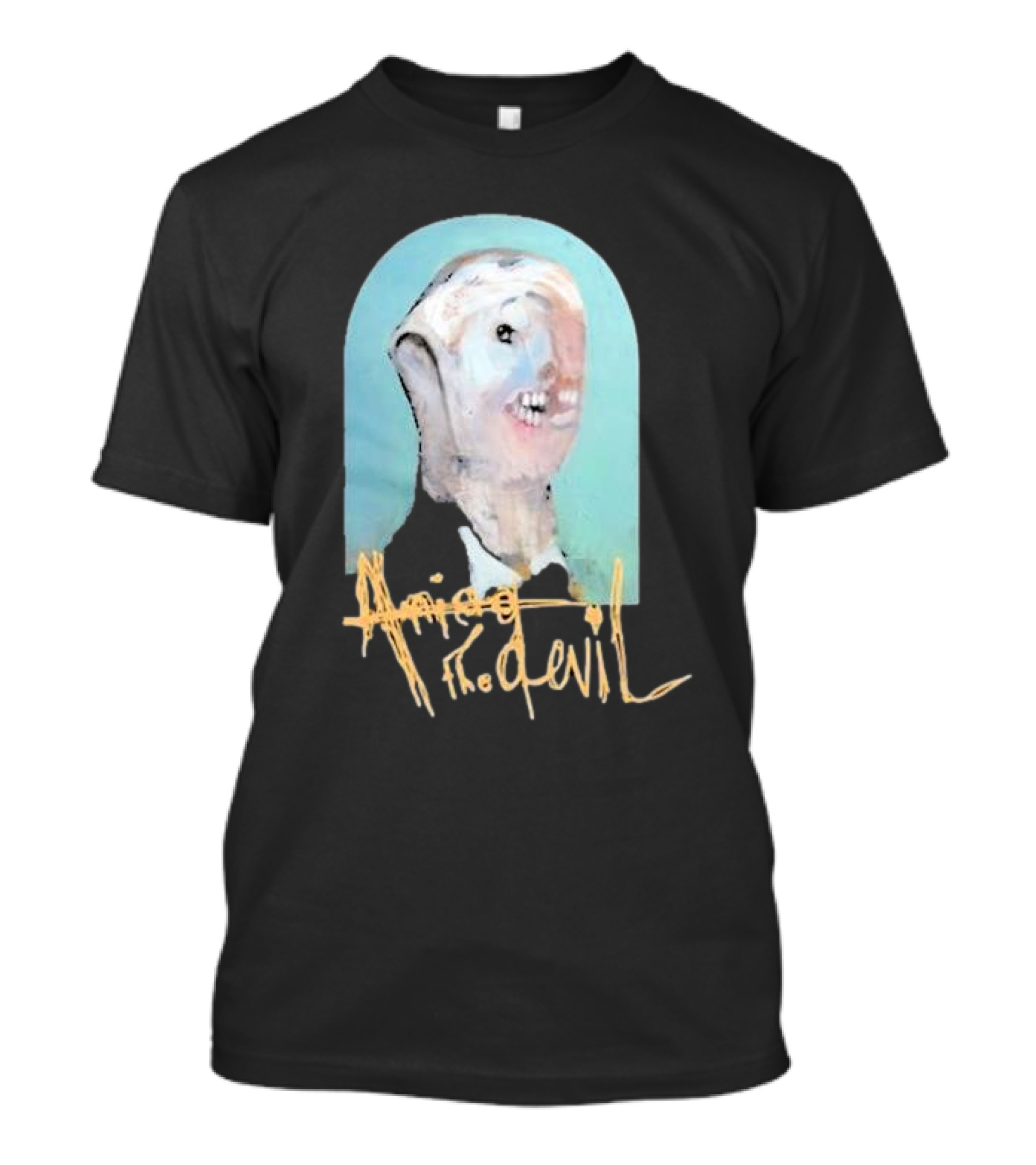 Amigo The Devil Cannibal Within Cover Distorted Face Art T-Shirt