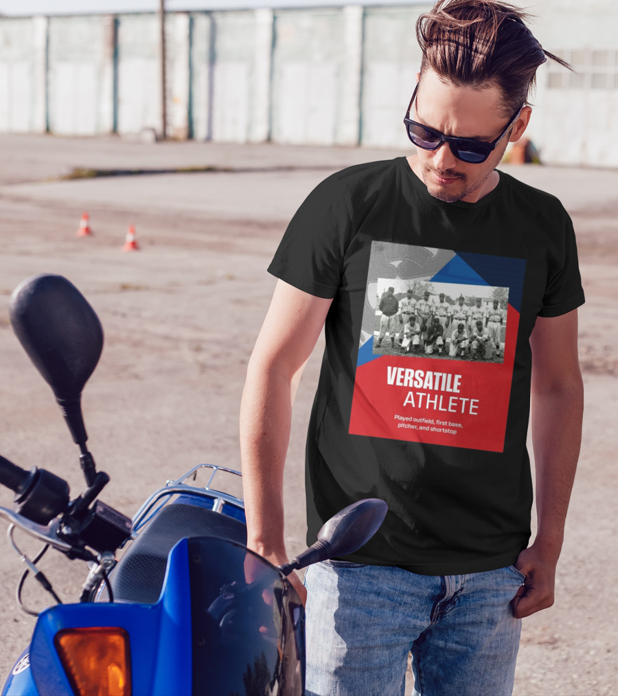 Atlanta ABCs Team Versatile Athlete Played Outfield First Base Pitcher Shortstop T-Shirt