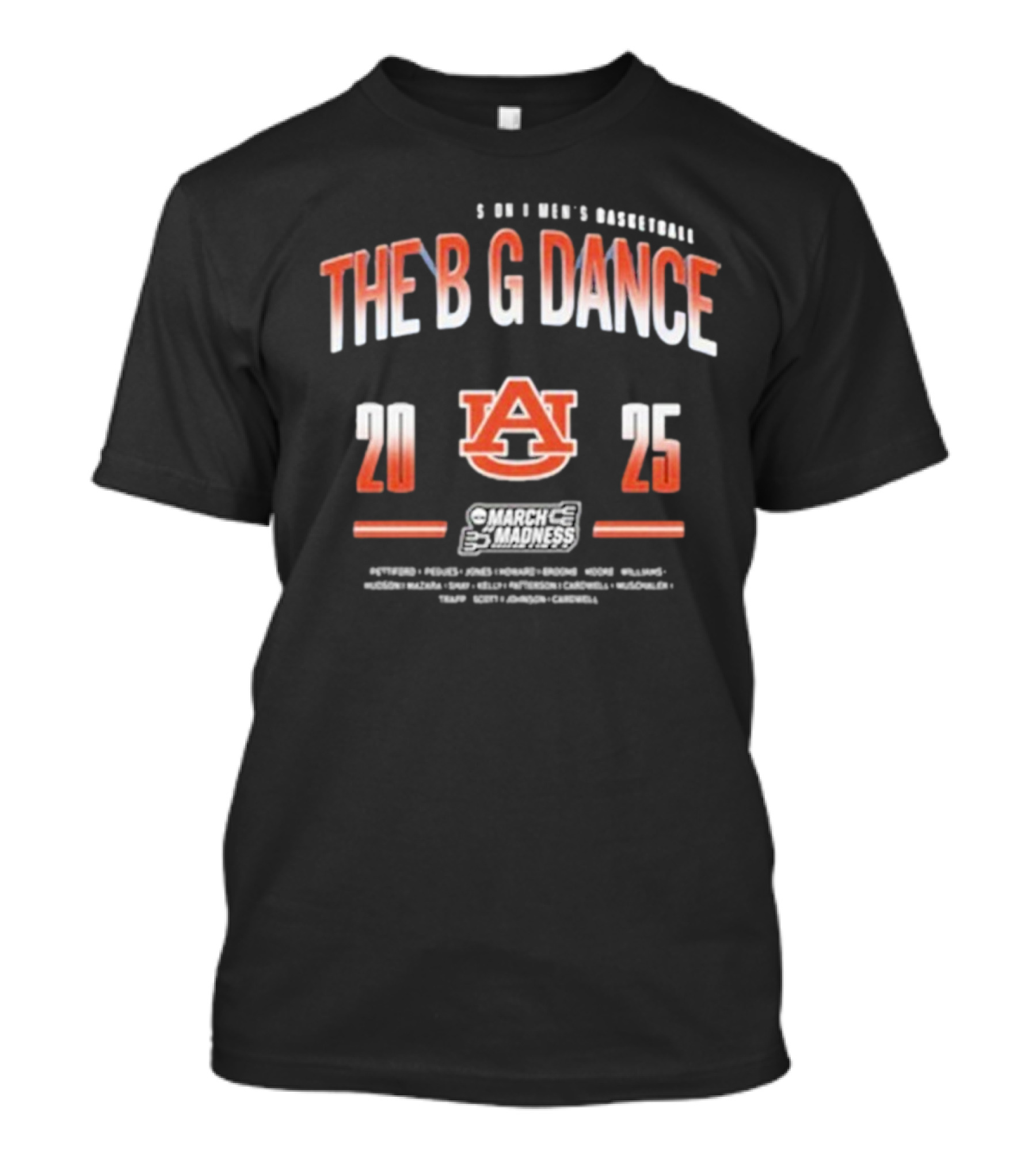 Auburn March Madness 2025 Men's Basketball Big Dance NCAA Tournament T-Shirt