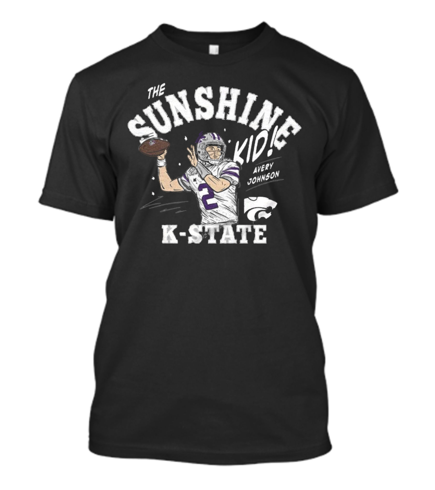 The Sunshine Kid Avery Johnson K-State Football Player T-Shirt