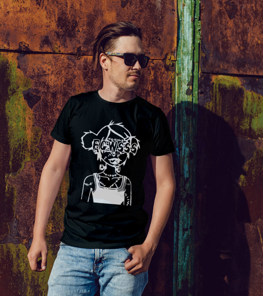Frankengirl RCWSSS B & W Expression T-Shirt