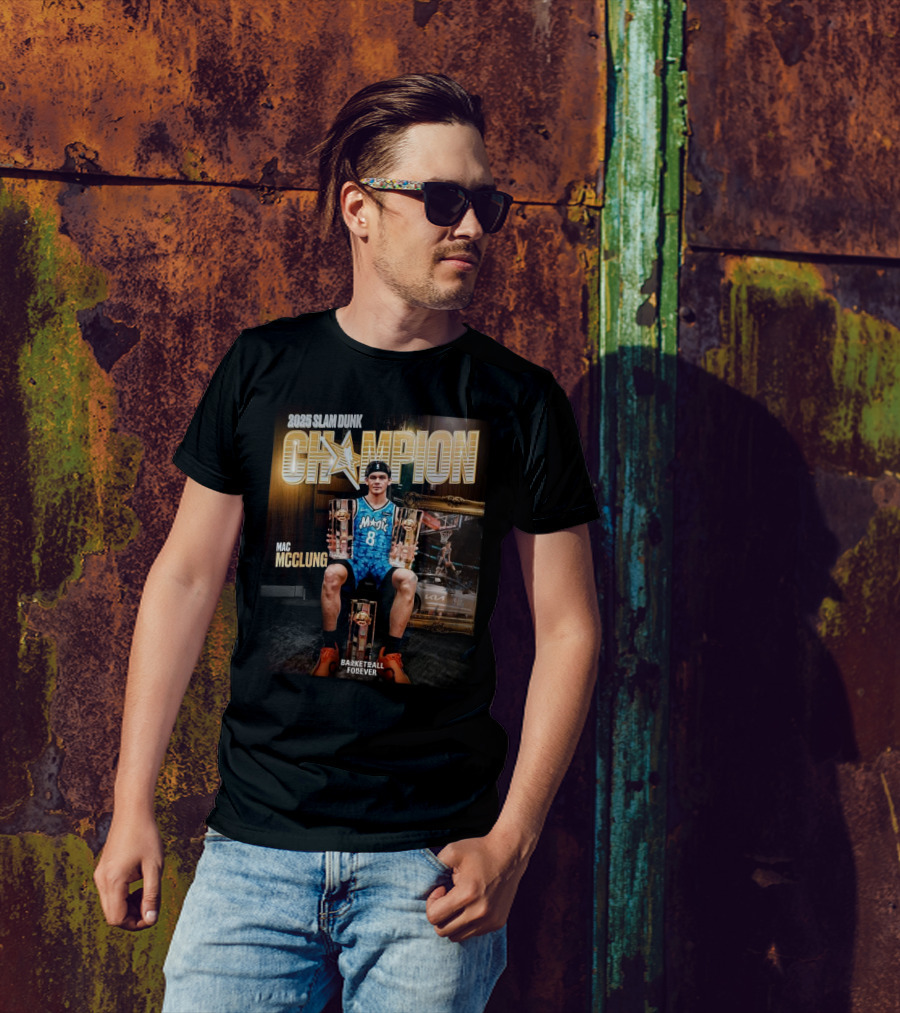 Basketball Forever 2023 Slam Dunk Champion Mac McClung Magic Number 8 Triumph T-Shirt