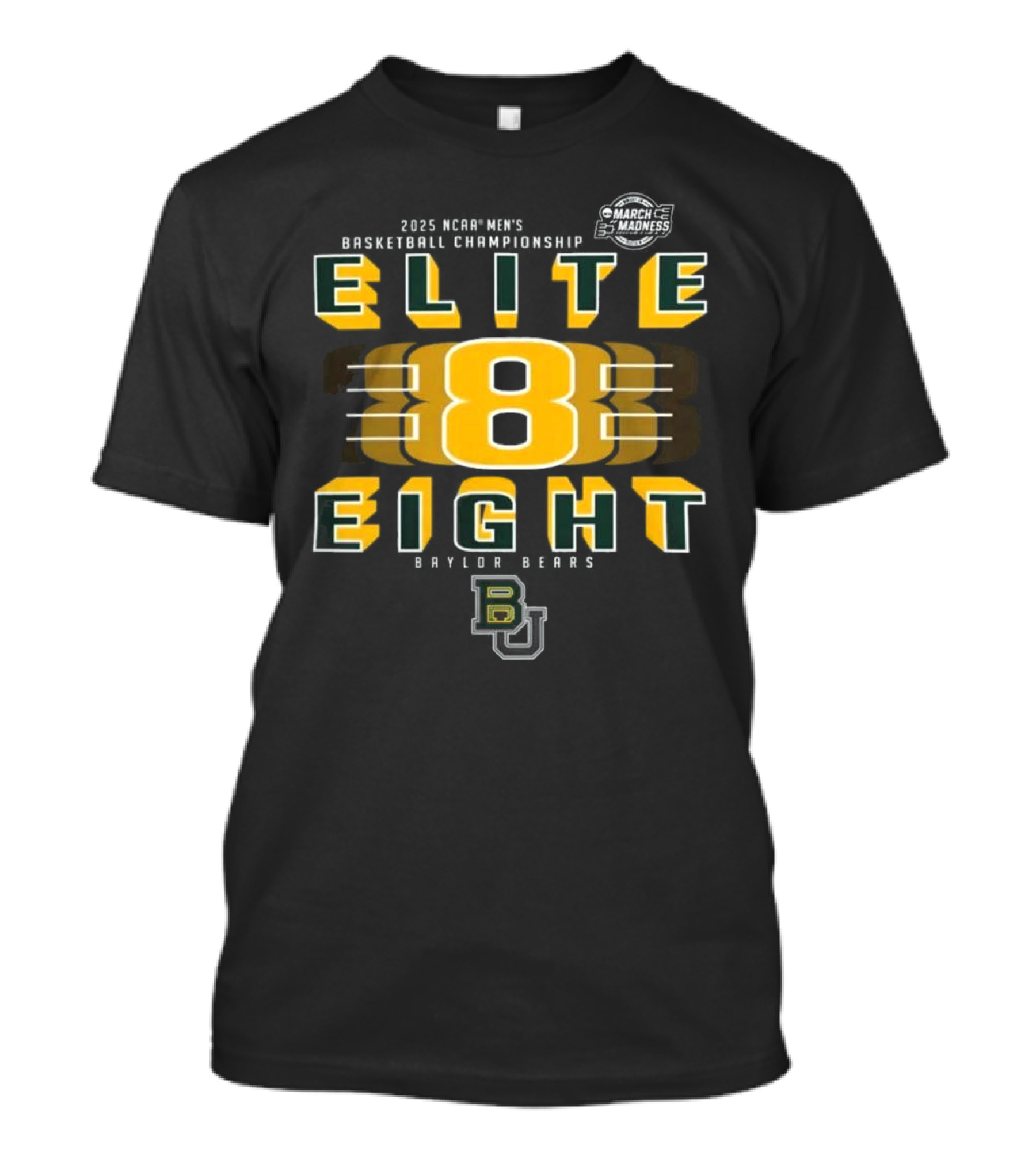 Baylor Bears 2025 NCAA Men's Basketball Championship Elite Eight March Madness T-Shirt
