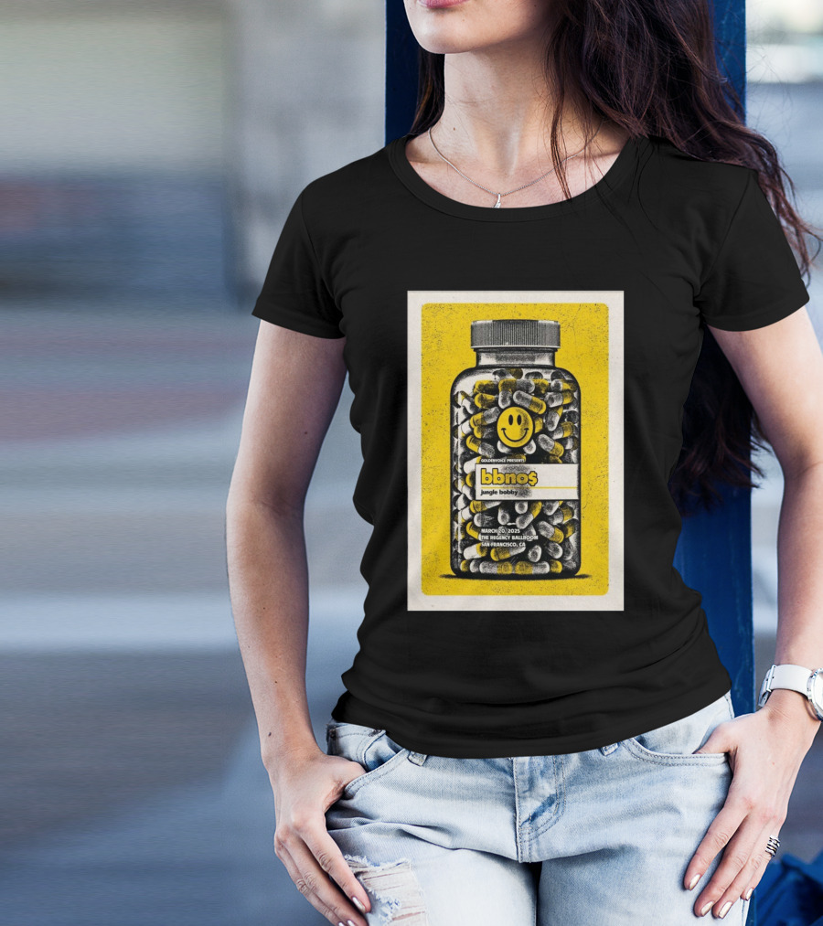Goldenvoice Presents Bbno$ Jungle Bobby The Regency Ballroom San Francisco CA March 20 2025 T-Shirt