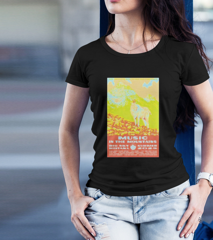 The Arts Council Of Big Sky Presents Music In The Mountains Big Sky Montana Summer 2025 Event T-Shirt