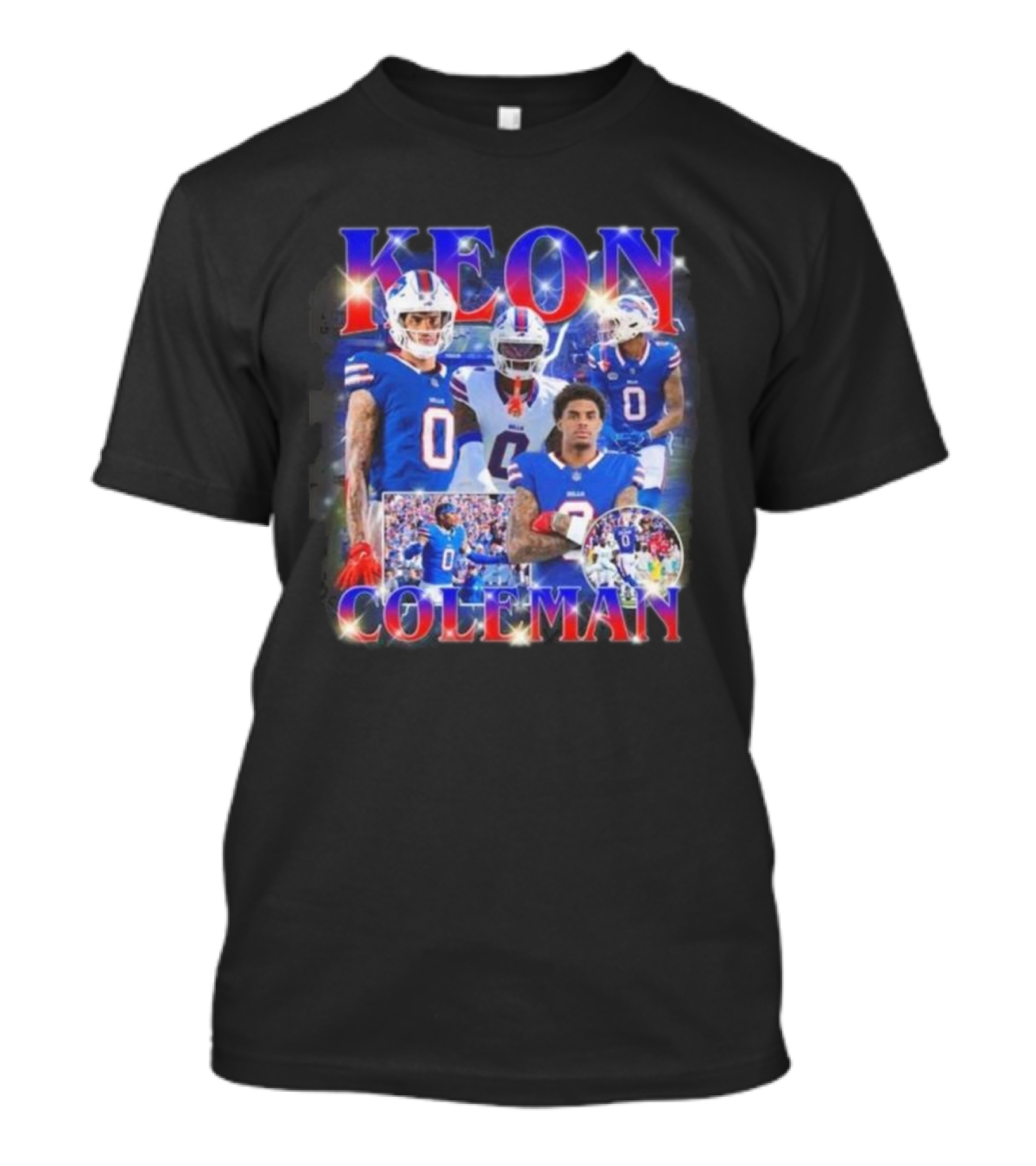 Keon Coleman Bills Super Bowl Champions 2025 Celebration Tribute T-Shirt