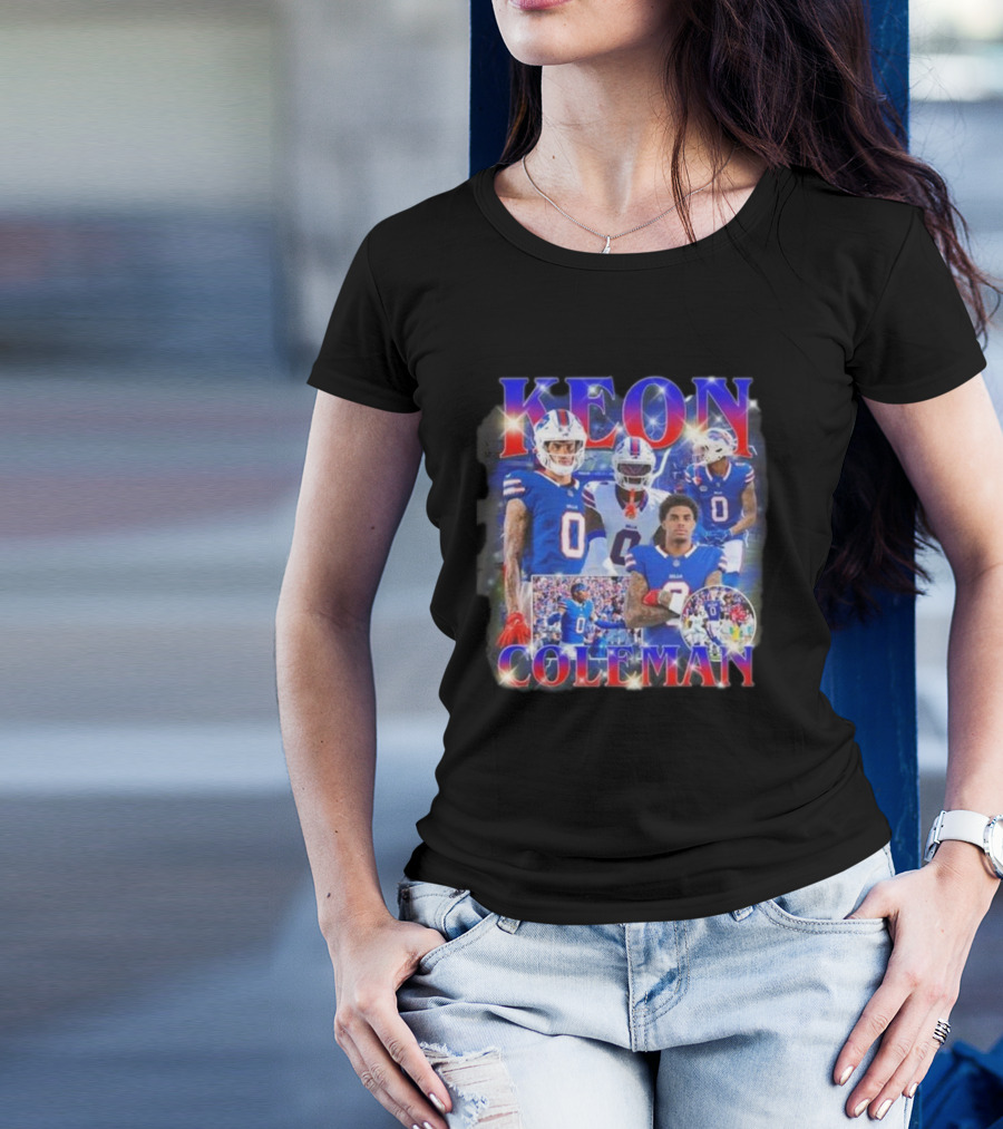 Keon Coleman Bills Super Bowl Champions 2025 Celebration Tribute T-Shirt