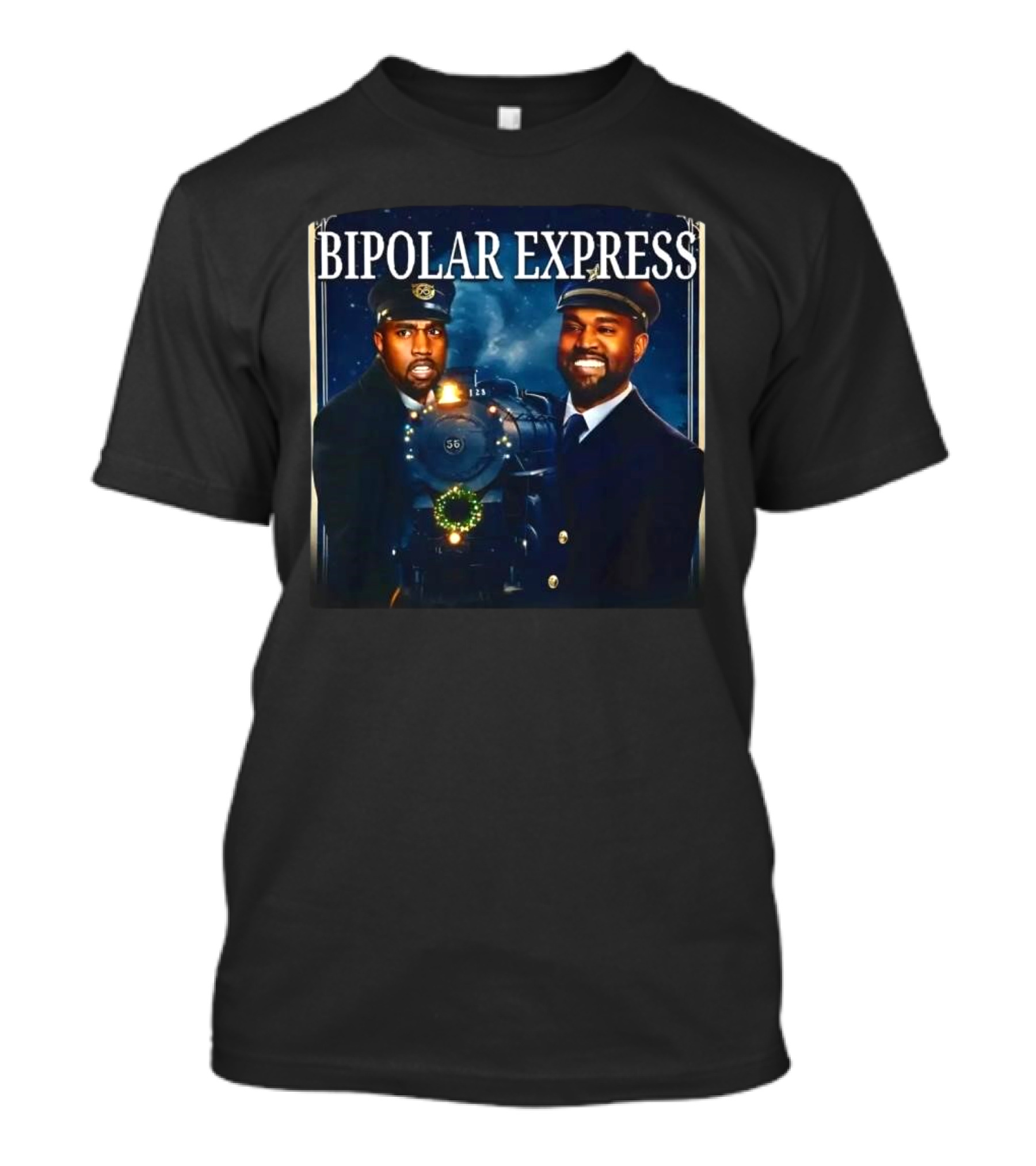 Bipolar Express Kanye Train Conductor T-Shirt
