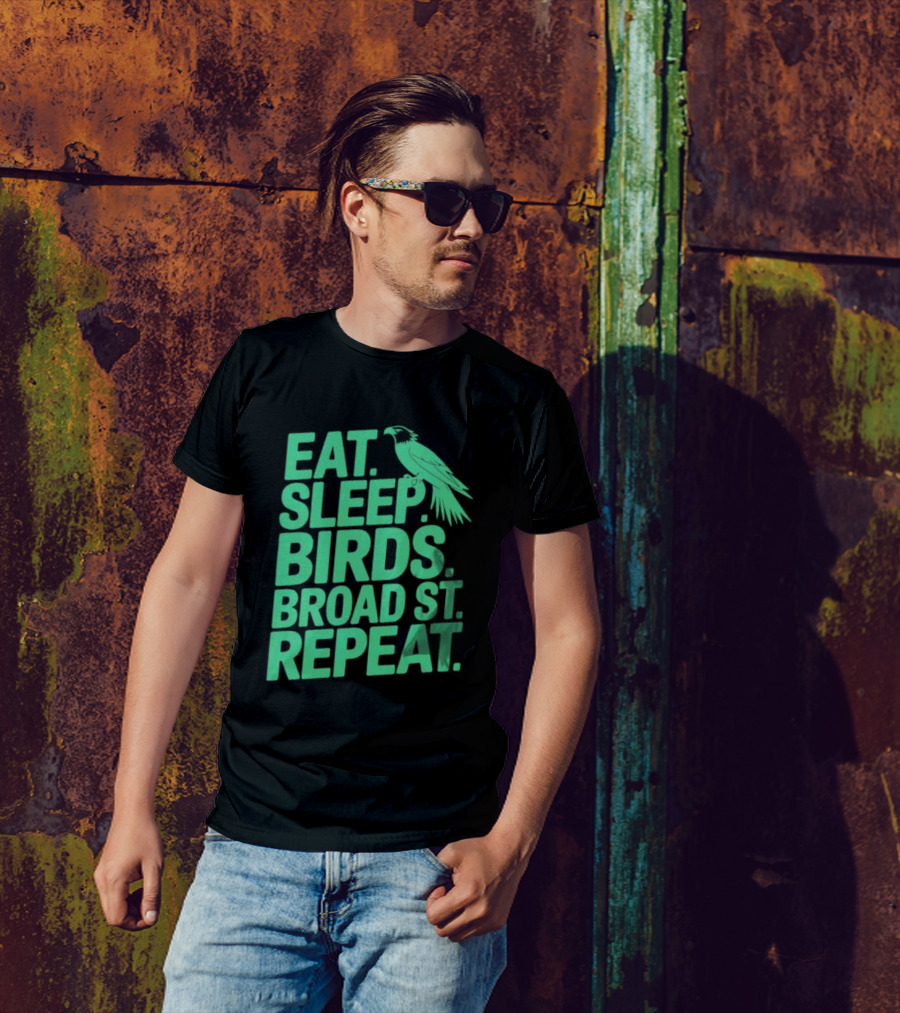 Birds Broad St Repeat T-Shirt