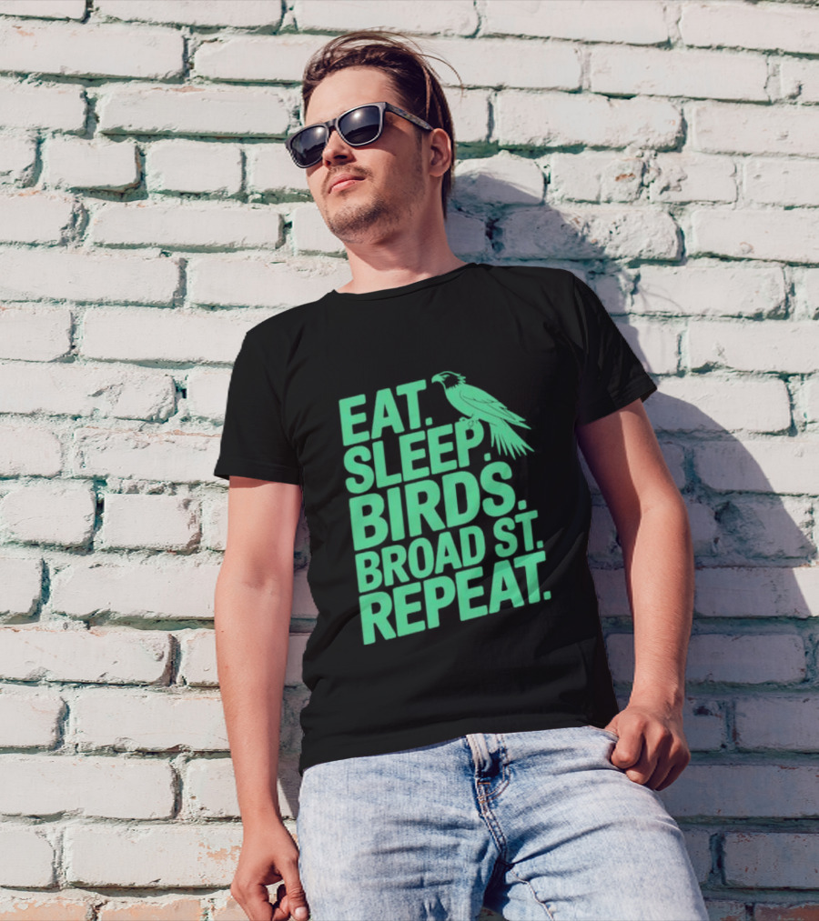 Birds Broad St Repeat T-Shirt