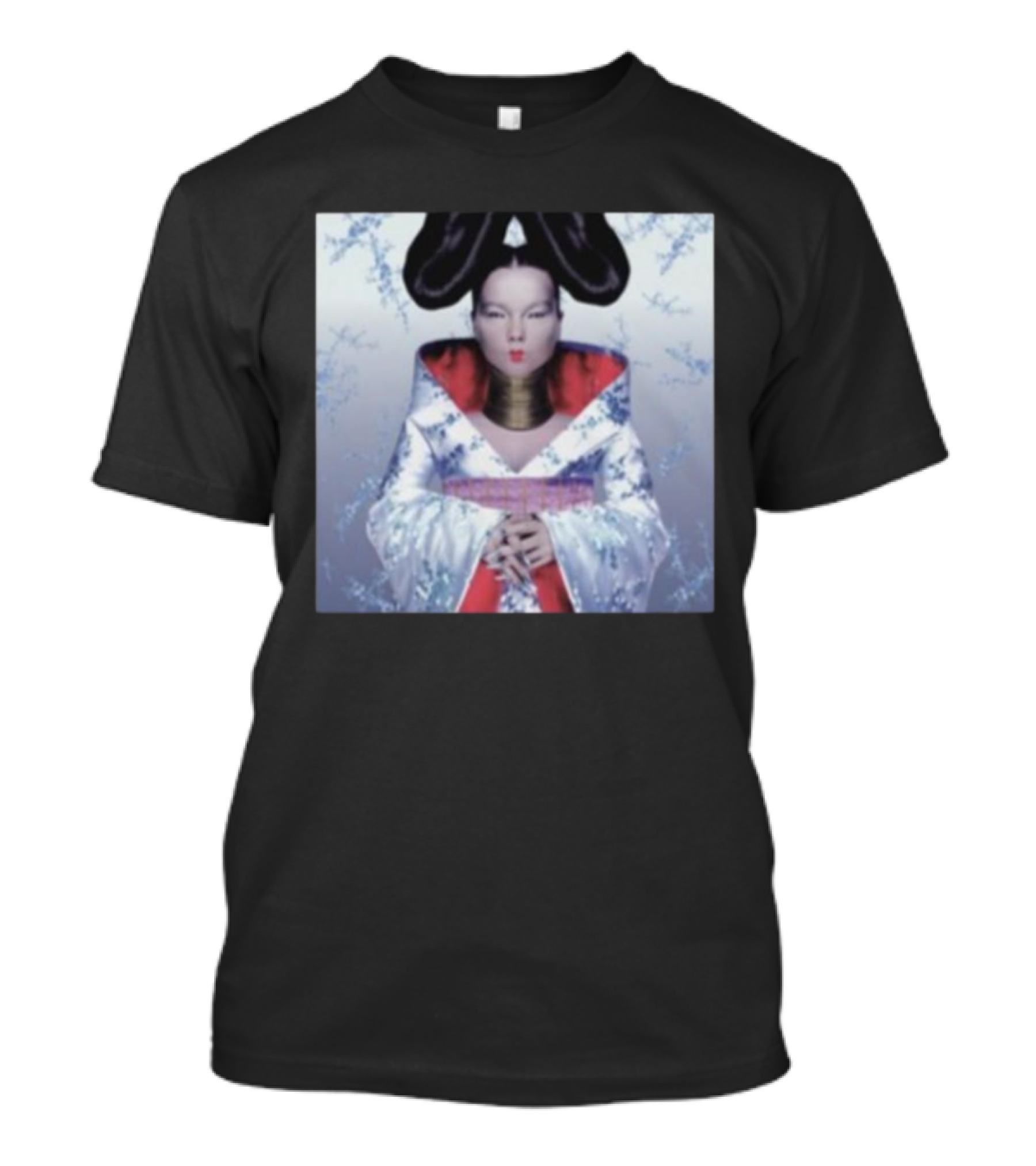 Blizzy Bjork Homogenic Album Cover Art With Iconic Kimono Style T-Shirt