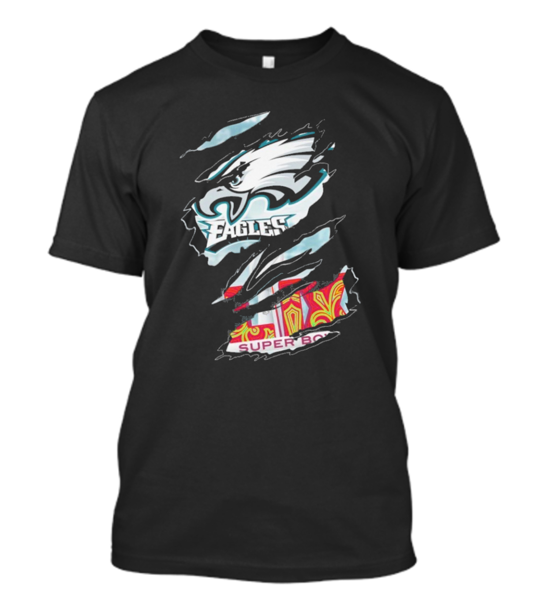 Philadelphia Eagles Super Bowl LIX Bold Eagle Symbology T-Shirt