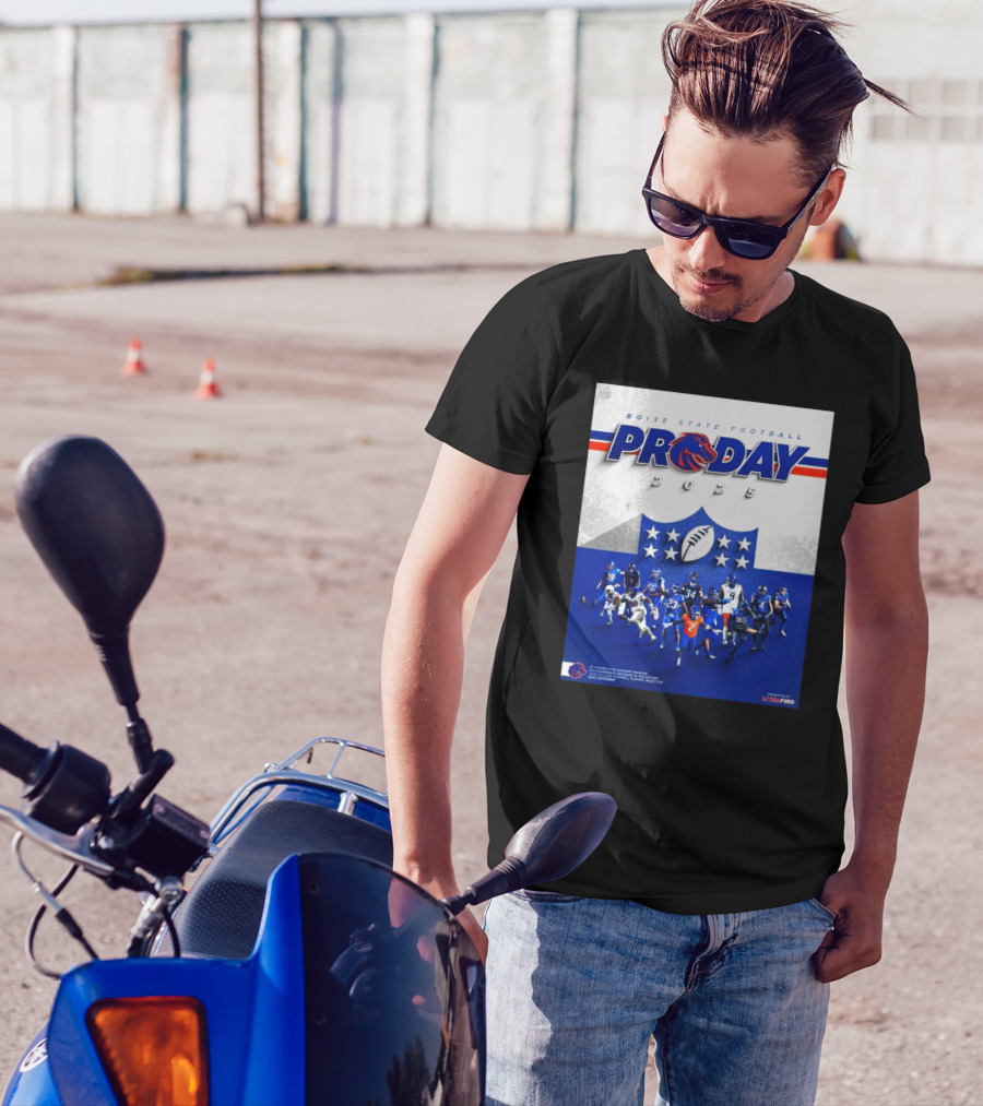 Boise State Broncos Football 2025 Pro Day 2025 College Football Playoff Selection Built Different T-Shirt