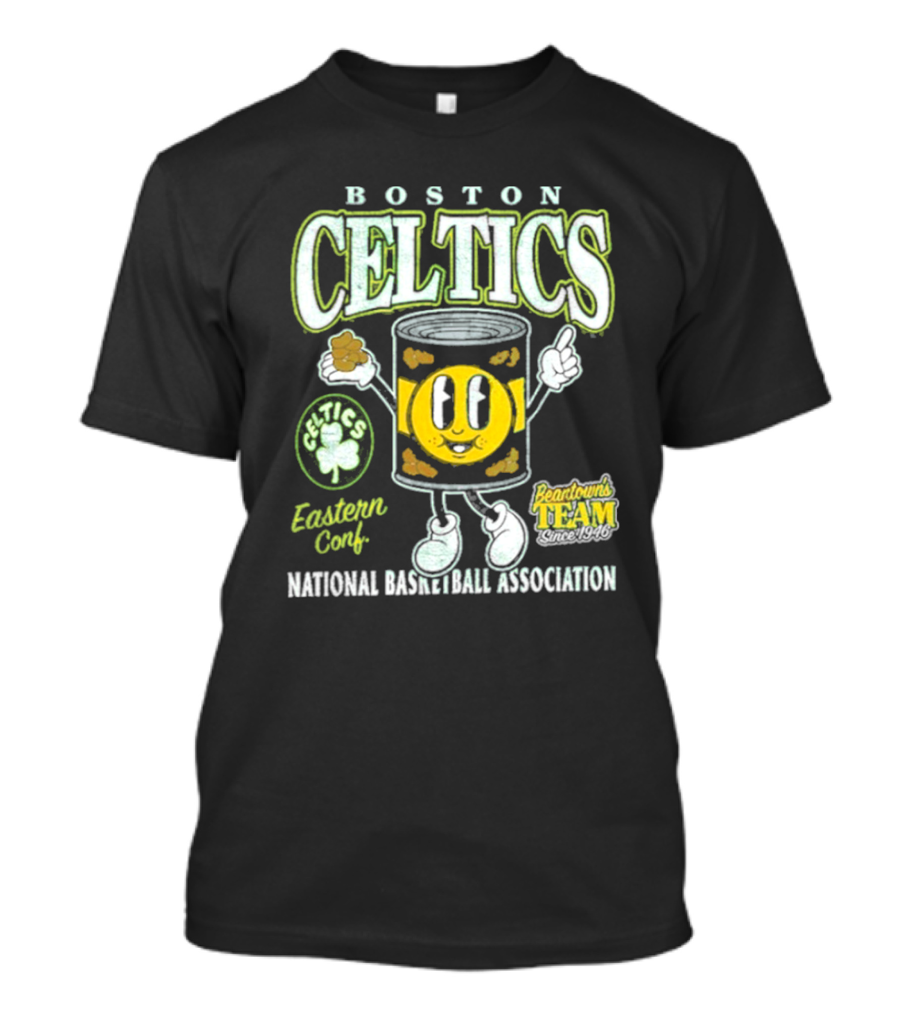 Boston Celtics Eastern Conf National Basketball Association BeanTown Team T-Shirt