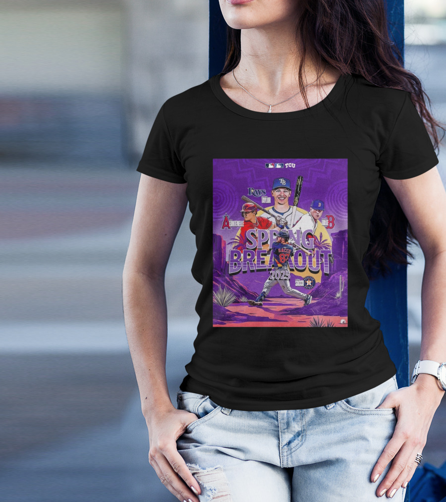 Brayden Taylor Cole Fontenelle Payton Tolle Tommy Sacco MLB Baseball Spring Breakout 2025 T-Shirt