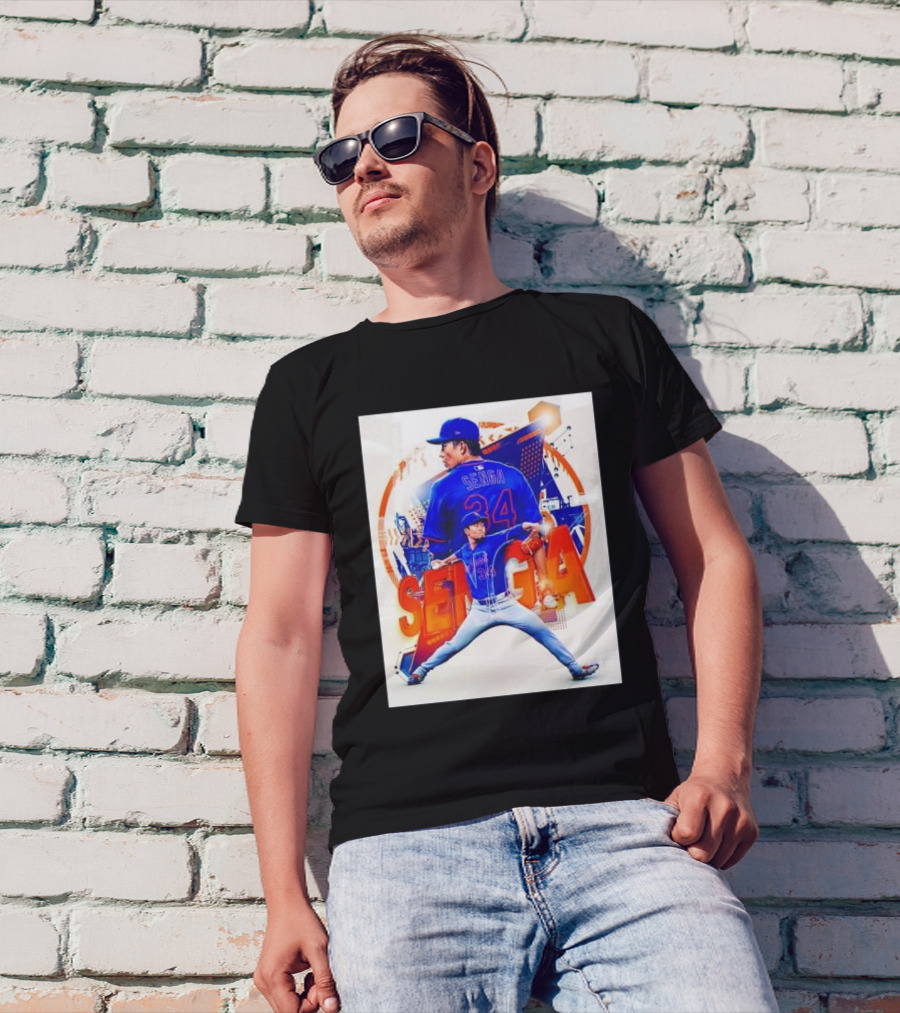 Bright Lights Senga Kodai New York Mets T-Shirt