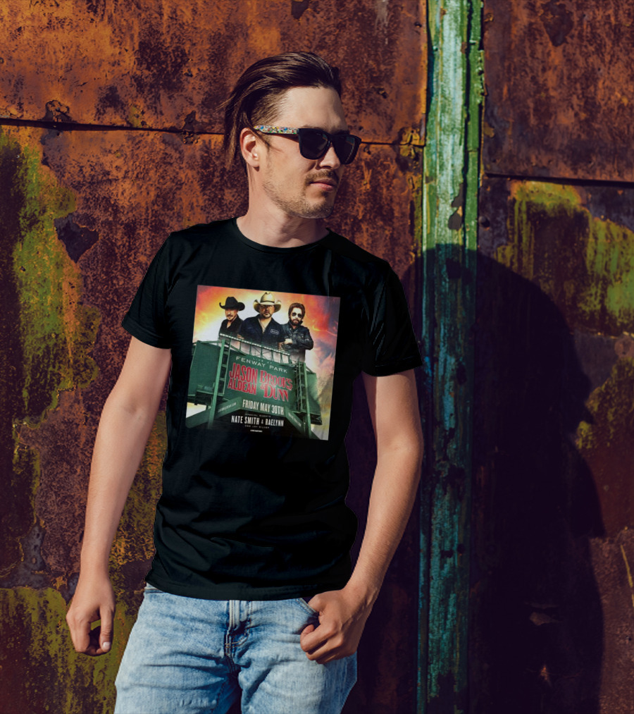 Brooks & Dunn And Jason Aldean Fenway Co-headlining Show At Park On May 30th T-Shirt