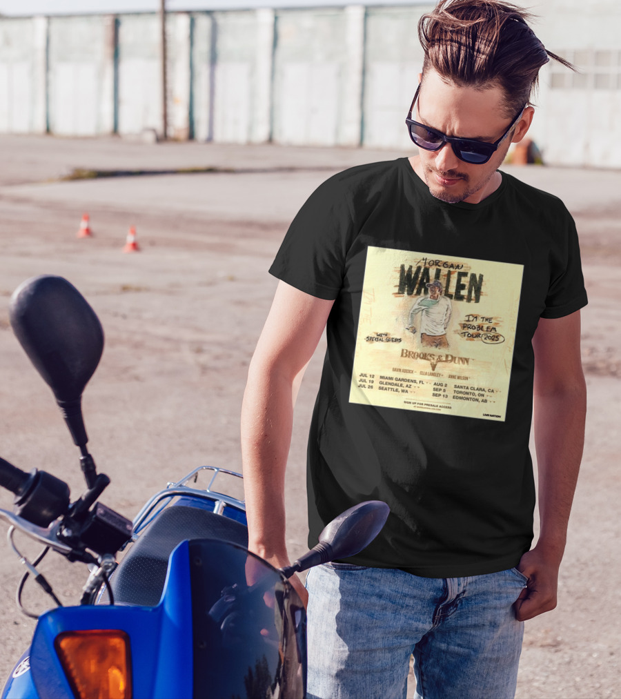 Brooks & Dunn Join Morgan Wallen On The I’m The Problem Tour 2025 T-Shirt