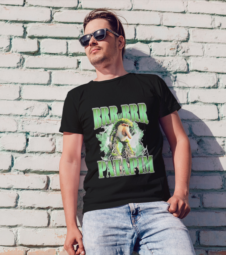 Brr Brr Patapim Italian Brainrot Meme T-Shirt