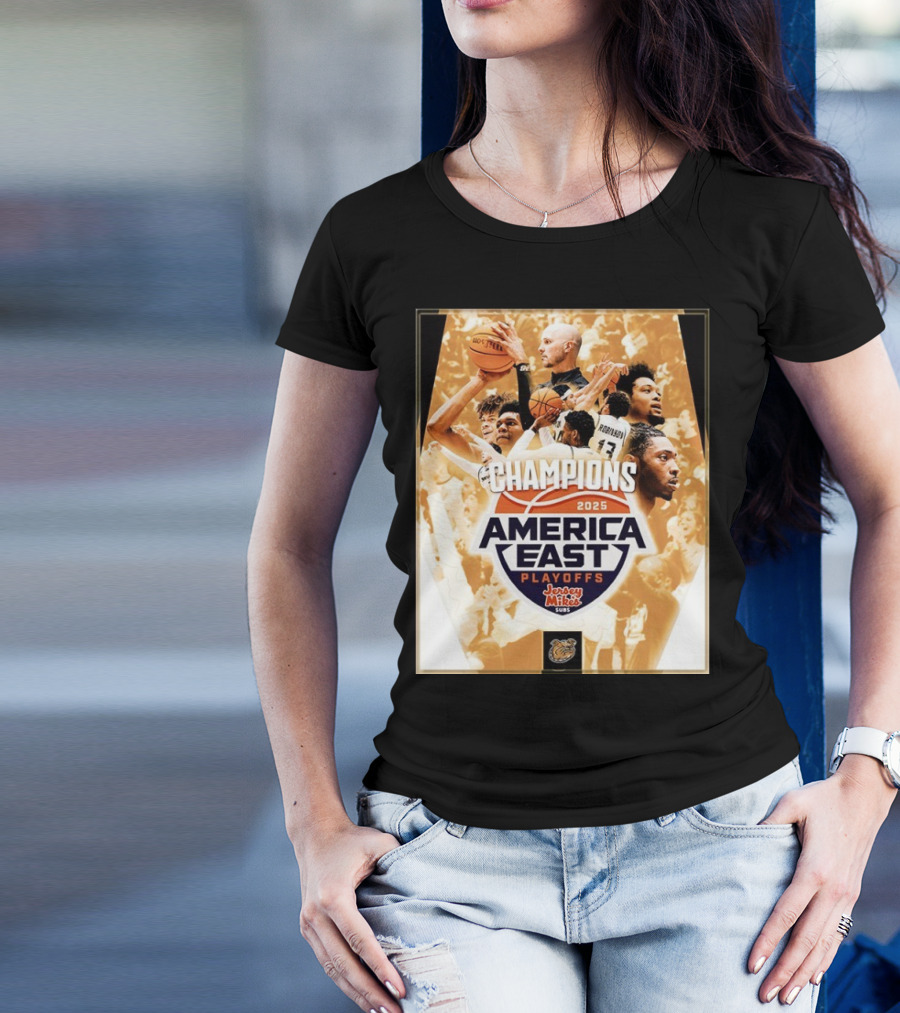 Bryant Bulldogs Men’s Basketball 2025 America East Tournament Champions T-Shirt