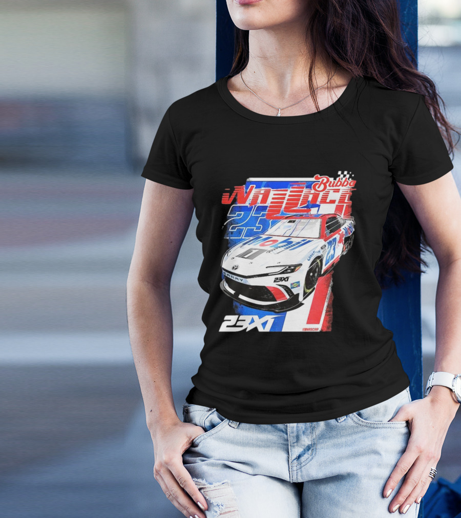 Bubba Wallace 23XI NASCAR Mobil 1 Camry Racing 23X1 T-Shirt