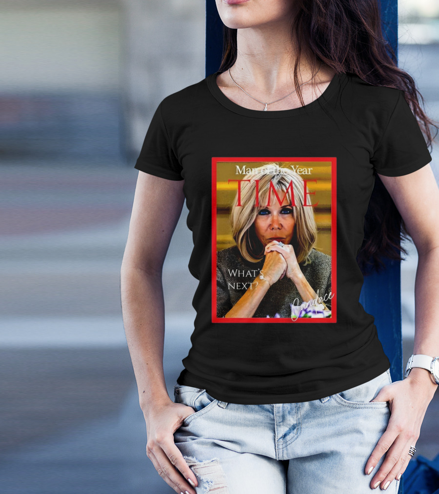 Candace Owens Brigitte Macron Man Of The Year Time T-Shirt