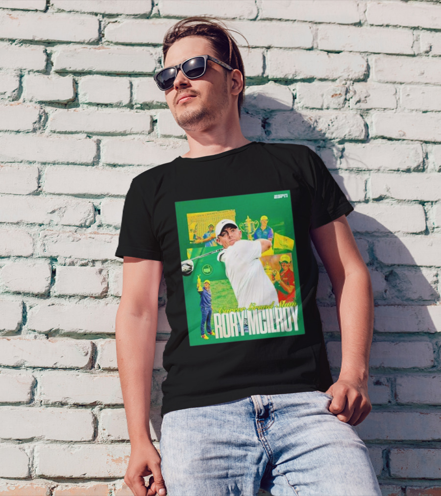 Career Grand Slam Rory McIlroy Masters Tournament Champion T-Shirt