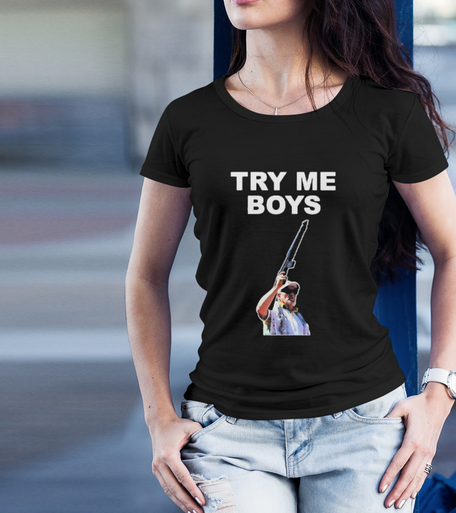 Carl Niehaus Try Me Boys Pro Gun T-Shirt