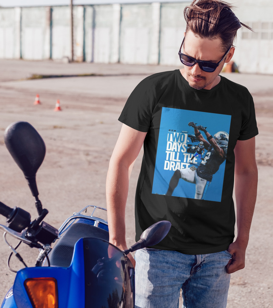 Carolina Panthers Football Michael Jackson Sr Two Days Till The NFL Draft T-Shirt