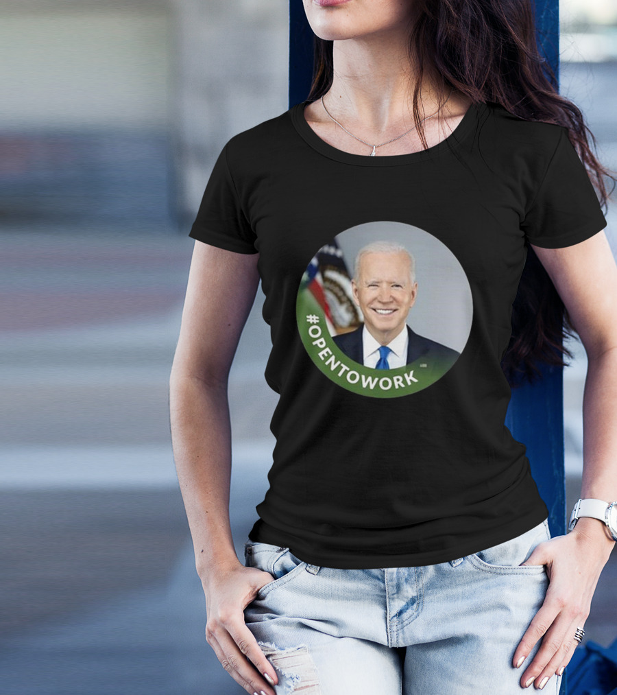 Chris Bakke #Opentowork Joe Biden T-Shirt