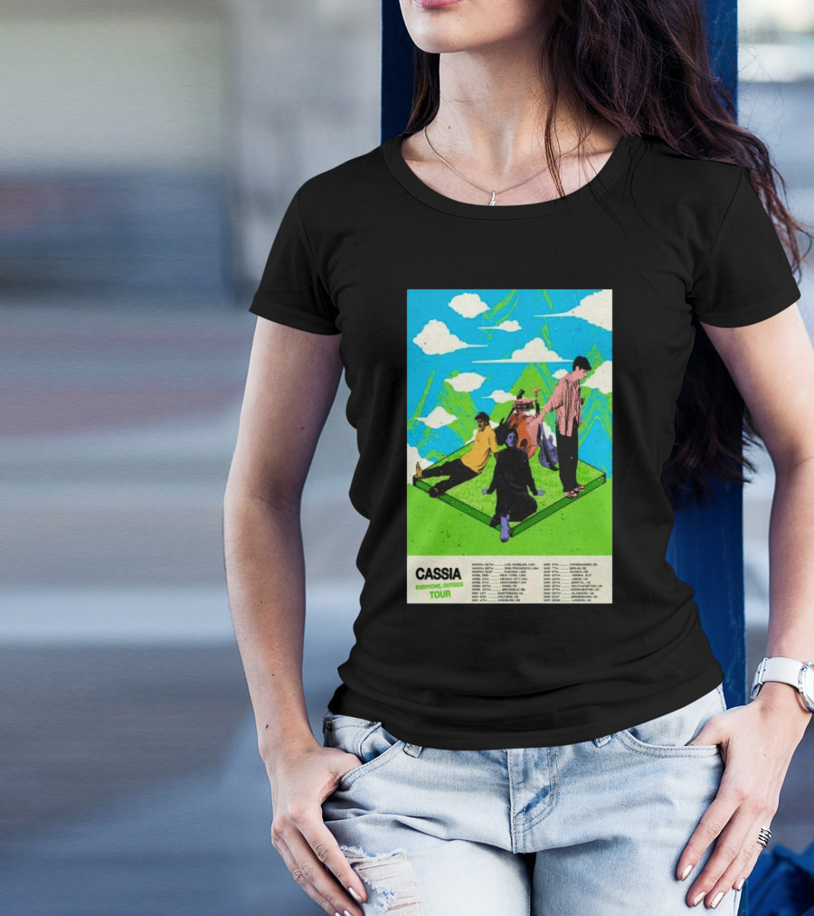 Cassia Everyone, Outside Tour 2025 T-Shirt