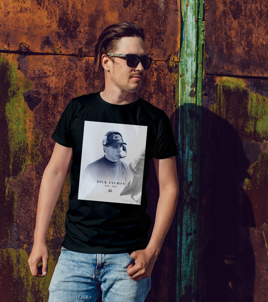 Chicago Bears RIP Former Bears Head Coach Dick Jauron 1950 – 2025 T-Shirt