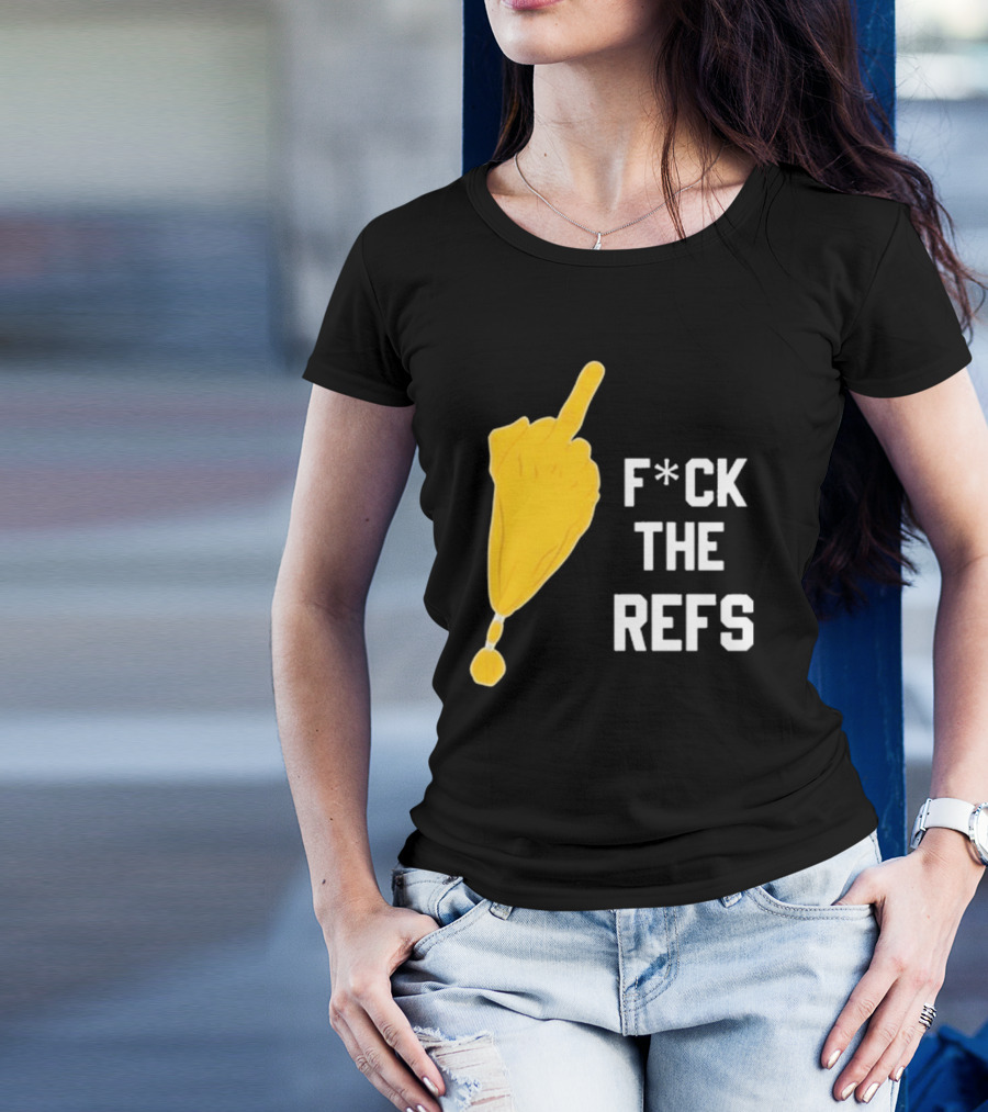 Censored Fuck The Refs Flag T-Shirt