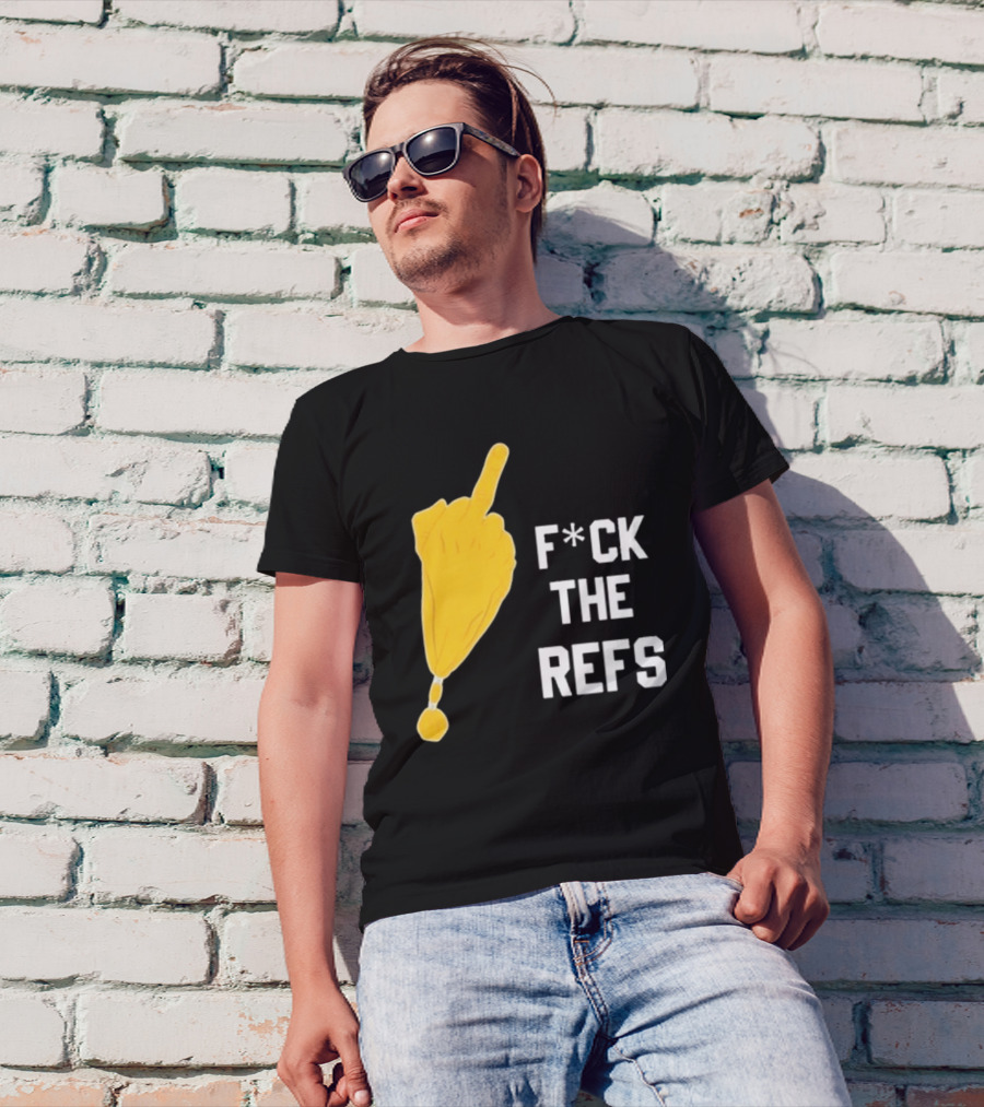 Censored Fuck The Refs Flag T-Shirt