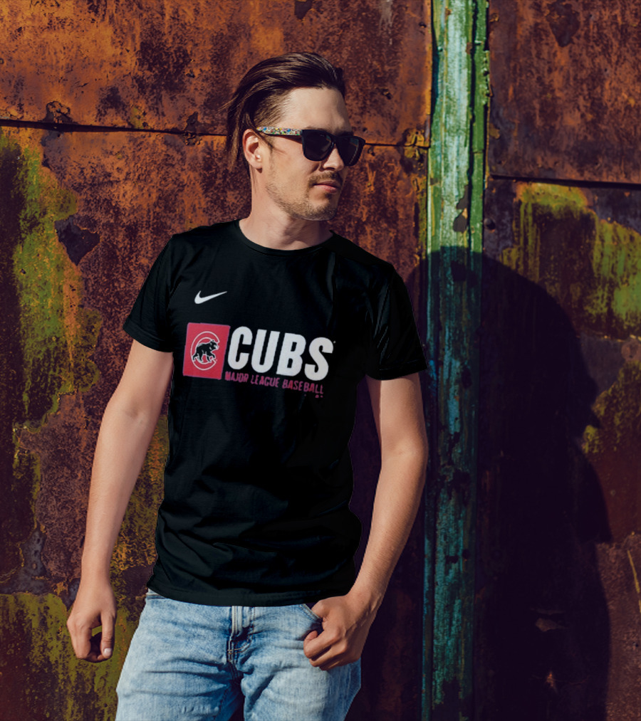 Chicago Cubs Team Block Major League Baseball T-Shirt